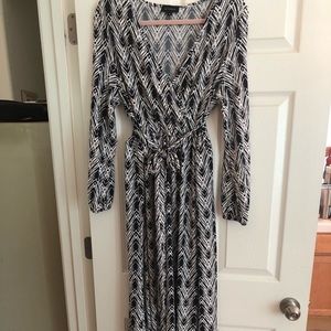 Long Wrap Dress